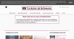Desktop Screenshot of lalettredelabourse.fr